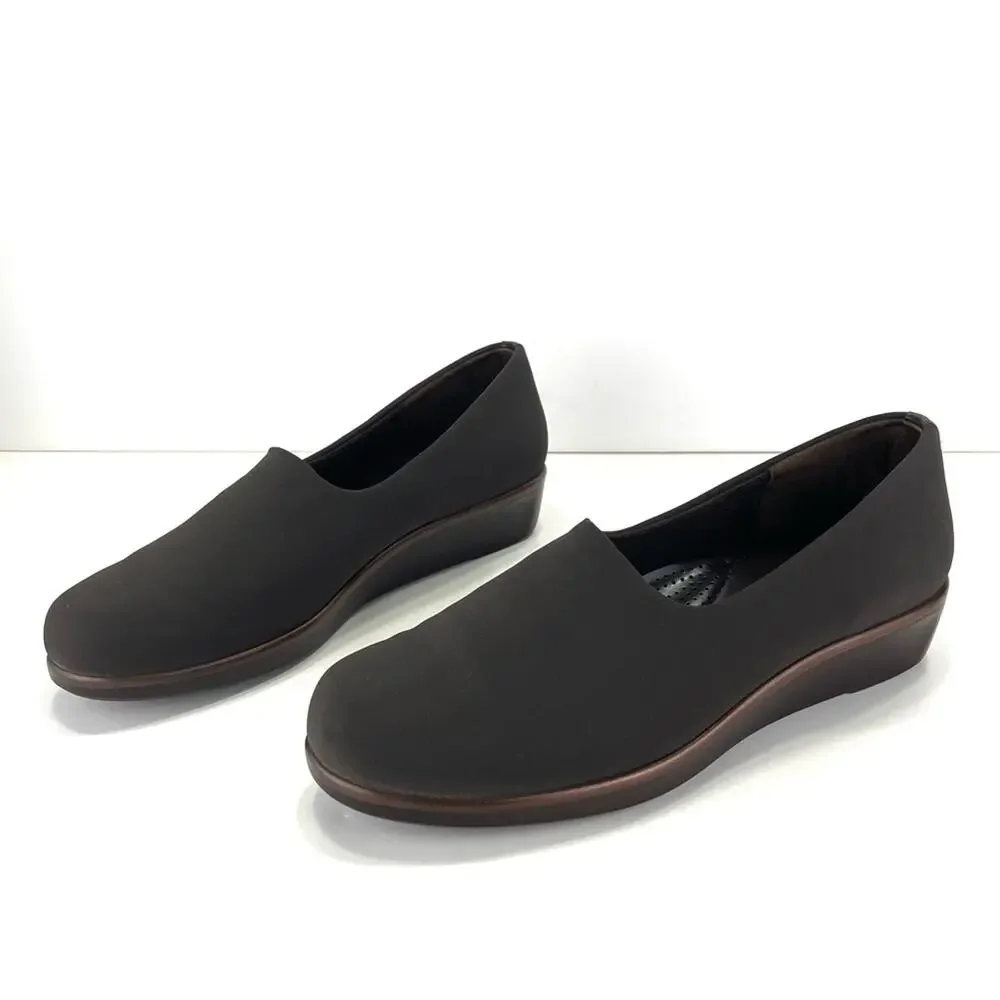 SAS TRIPAD Bliss Women Comfort Shoes Size 10 Lightweight Wedge Platform Slip-On